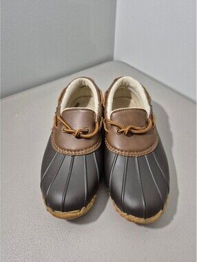 JBU by Jambu Gwen Women’s 7M Brown Rubber Duck Shoes Faux Fur Lined Vegan